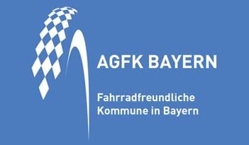 AGFK- Plakette Fahrradfreundliche Kommune in Bayern