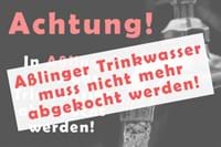 Trinkwasser Aßling muss nicht mehr abgekocht werden.jpg