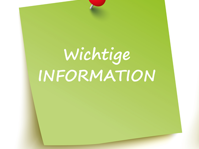 Wichtige Information