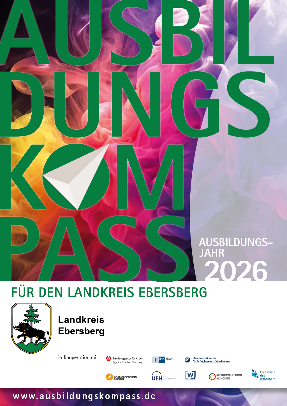 Grafik Ausbildungskompass frontal Grafik Ausbildungskompass frontal